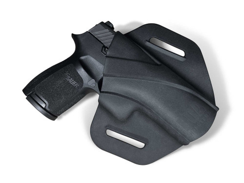 Adaptive Tactical BOA Holster OWB - Fits Full Size/Compact Pistols, Right Hand, Black