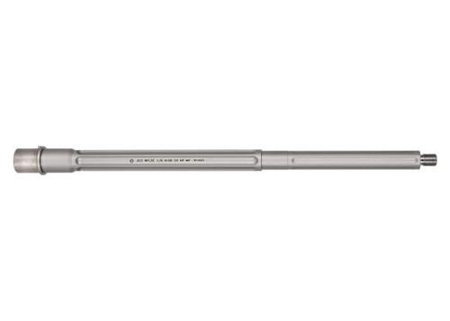 Ballistic Advantage 16" 223 Wylde SPR Premium Series Fluted Barrel - Mid-Length Gas System, Stainless Bead Blasted Finish