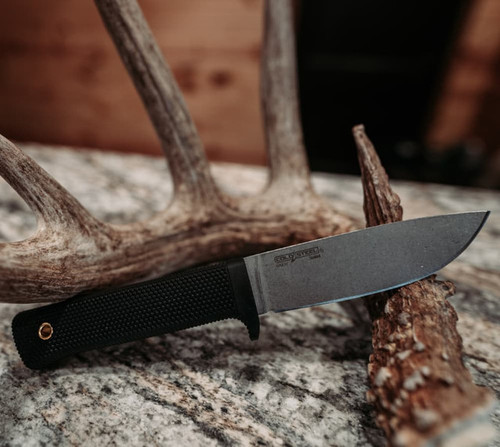 Cold Steel CS-36CB Master Hunter Fixed - 4.5" CPM-3V Stonewashed Blade, Kray-Ex Handle, Secure-Ex Sheath