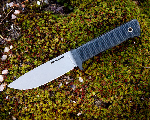 Cold Steel CS-36CB Master Hunter Fixed - 4.5" CPM-3V Stonewashed Blade, Kray-Ex Handle, Secure-Ex Sheath