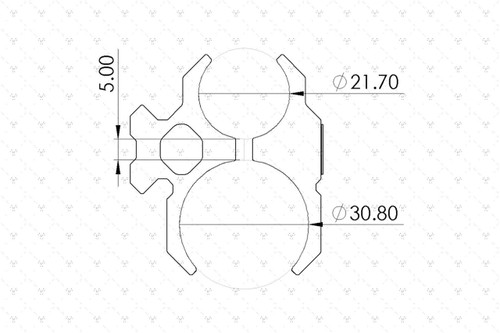 Strike Industries Shotgun Barrel Clamp for the Beretta 1301 Tactical and A300 Ultima Patrol - Black