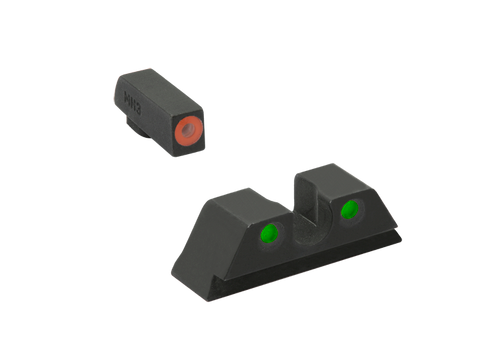 Meprolight Hyper-Bright Night Sights - Fits Canik TP Series, Green/Orange