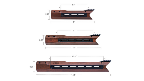 WOOX SH.FRN092.F01 Vigilante 9" Walnut M-LOK Handguard WOOX SH.FRN092.F01 Vigilante 9" Walnut M-LOK Handguard