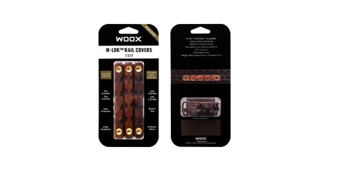 WOOX M-LOK and KeyMod American Walnut Gen 2 Rail Covers - Three Slot, Tear Drop Pattern WOOX M-LOK and KeyMod American Walnut Gen 2 Rail Covers - Three Slot, Tear Drop Pattern