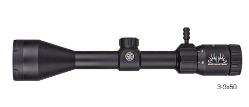 Sig Sauer Buckmaster Rifle Scope - 3-9X50mm, BDC Reticle, 1" Tube, 0.25 MOA Adjustments, Black Color Sig Sauer Buckmaster Rifle Scope - 3-9X50mm, BDC Reticle, 1" Tube, 0.25 MOA Adjustments, Black Color