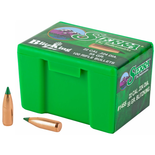 Sierra Bullets Sports Master 45 ACP Reloading Bullets - 185Gr, .450 Diameter, Jacketed Hollow Point, 100 Round Box