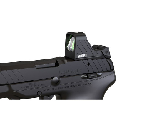 Viridian RFX Custom Green Dot for the Ruger LCP Max - 3 MOA Green Dot Reticle, Matte Black