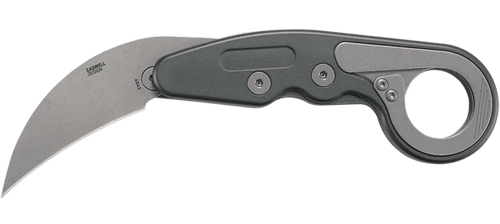 CRKT Provoke Compact Folding Karambit - 2.4" D2 Stonewash Plain Blade, Aluminum Handles - 4045 CRKT Provoke Compact Folding Karambit - 2.4" D2 Stonewash Plain Blade, Aluminum Handles - 4045