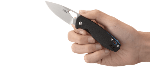 CRKT 5390 Jesper Voxnaes Piet Folding Knife - 2.689" Satin Plain Blade, Black GRN Handles CRKT 5390 Jesper Voxnaes Piet Folding Knife - 2.689" Satin Plain Blade, Black GRN Handles