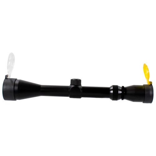 AIM Sports 3-9X40MM P4 Sniper Scope/Flip-up Lens Covers & Rings - Black