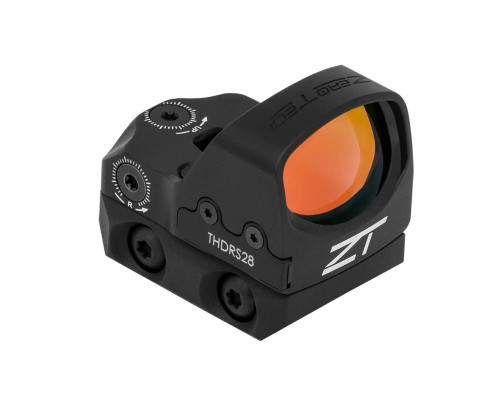 Zero Tech Optics Thrive HD Red Dot Optic - RMR Footprint, 3 MOA Red Dot Reticle, Includes Low Mount, Black
