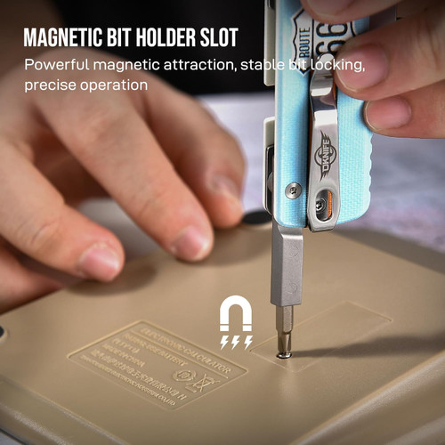 Olight Oknife Otacle U1 Pro Route 66 (Blue) Folding Utility Knife