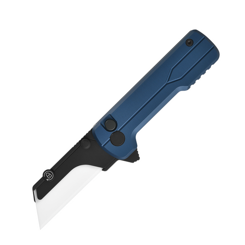 Olight Oknife Otacle U1 Ultra Navy Blue Folding Utility Knife with Ceramic Blade - OAL Aluminum Alloy​