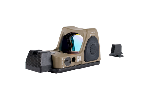 Trijicon RMR Type 2 Sight Adjustable Dual Defense Kit for SIG M17/M18 - 3.25 MOA Red Dot, FDE Cerakote