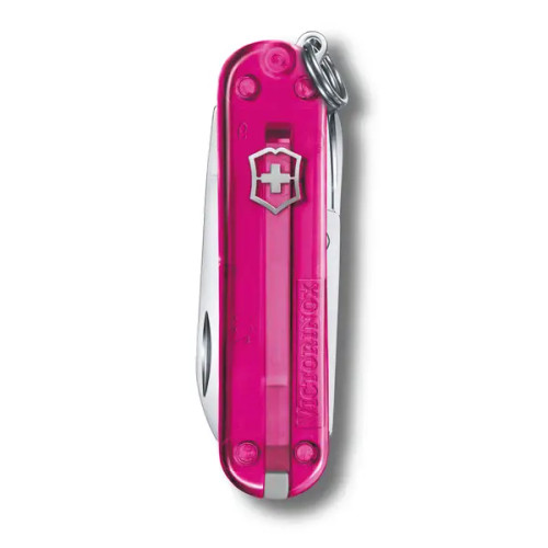 Victorinox Swiss Army Translucent Pink Classic SD Knife