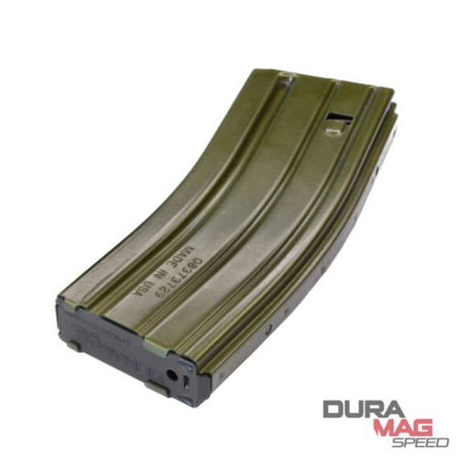 DURAMAG DuraMag Speed 5.56/.223/300BLK 30 Round Aluminum AR Magazine - OD Green Finish DURAMAG DuraMag Speed 5.56/.223/300BLK 30 Round Aluminum AR Magazine - OD Green Finish