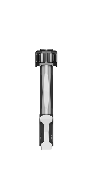 Radian Weapons AFTERBURNER + RAMJET - Fits Glock 43X 9MM, Radianite Gray Finish, INTRA-LOK Mounting System