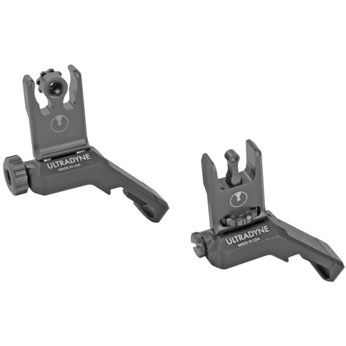 OVERSTOCK - Ultradyne USA C2 Offset Front & Rear Sight Combo - 12 MOA Aperture Front