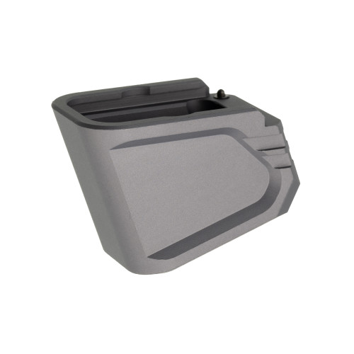 Tyrant CNC +5 Round Mag Extension for Glock 19/23 - Gray