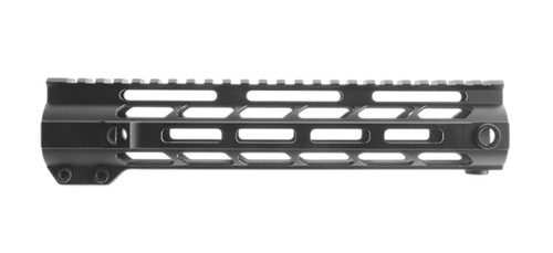 TacFire F-FLT  10" M-LOK Low Profile Handguard - Black