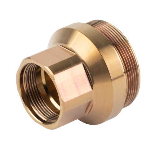 Rearden MFG Atlas XL 1.375X24 Thread Adapter - Heat Treated Gold Finish
