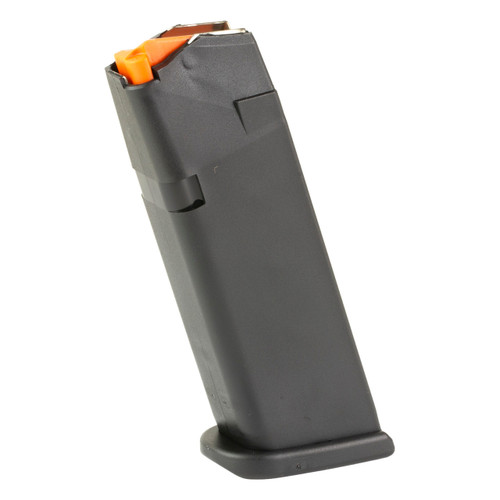 GLOCK OEM GLOCK 20 10MM 15 Round Magazine with Orange Follower - Black