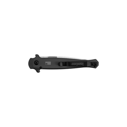 Kershaw 7150 Launch 8 AUTO Folding Knife - 3.5" CPM-154 Stonewash Spear Point Blade, Gray Anodized Aluminum Handles w/ Carbon Fiber Inlay