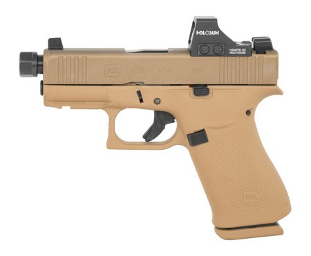 Glock UX4350204FRNIDOS G43X Slim Sub-Compact Frame 9mm Luger 3.41" GMB Barrel