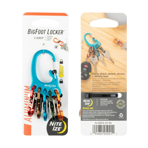 Nite Ize BigFoot Locker KeyRack Stainless Steel - Teal