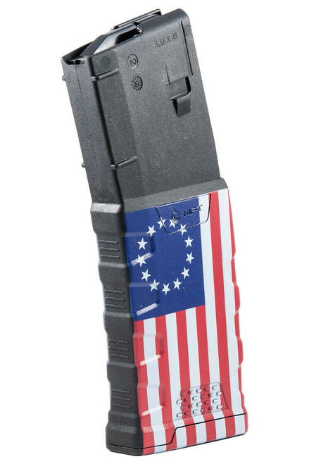 Mission First Tactical EXD Extreme Duty 5.56X45 30RD AR15 Magazine - Betsy Ross Flag Graphic Mission First Tactical EXD Extreme Duty 5.56X45 30RD AR15 Magazine - Betsy Ross Flag Graphic