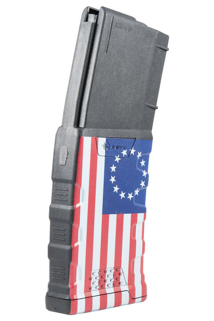 Mission First Tactical EXD Extreme Duty 5.56X45 30RD AR15 Magazine - Betsy Ross Flag Graphic Mission First Tactical EXD Extreme Duty 5.56X45 30RD AR15 Magazine - Betsy Ross Flag Graphic