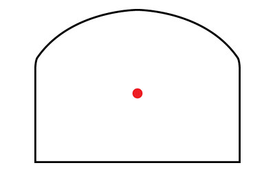 3.25 MOA Red Dot Reticle