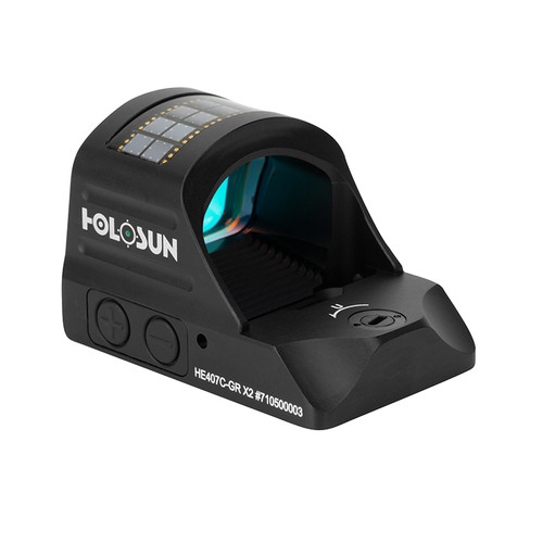Holosun HE407C-GR-X2 Mini Reflex - 2 MOA Green Dot Holosun HE407C-GR-X2 Mini Reflex - 2 MOA Green Dot