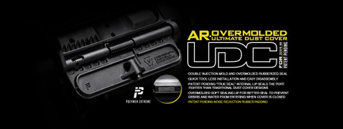 Strike Industries AR Overmolded Ultimate Dust Cover for .223/5.56 - Black