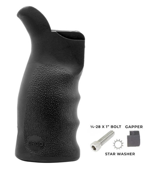 ERGO Grips TDX-0 Tactical Deluxe Zero Angle Grip - Black