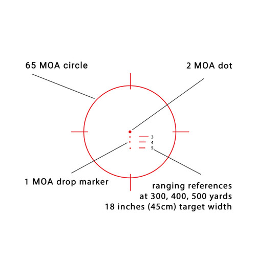Holosun ARO-EVO Gold Special Purpose Reticle (SPR) - Solar Fail-Safe, Black Finish