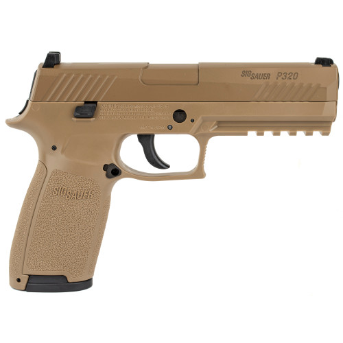 SIG SAUER P320 Air Pistol Replica Coyote Tan - .177PEL Caliber, Coyote Tan, Blowback Action, 30Rd SIG SAUER P320 Air Pistol Replica Coyote Tan - .177PEL Caliber, Coyote Tan, Blowback Action, 30Rd