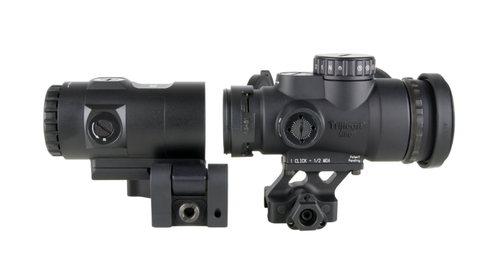 Trijicon MRO HD Patrol 1x25 Red Dot Sight w/ 3x Magnifier - Full Co-Witness Height, Black Finish