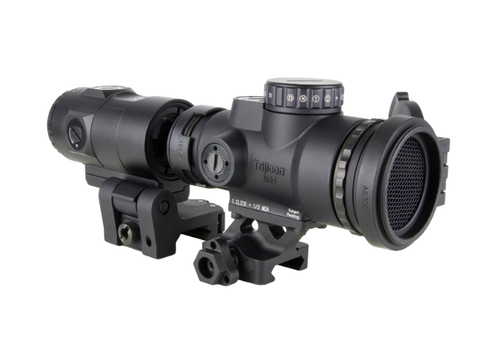 Trijicon MRO HD Patrol 1x25 Red Dot Sight w/ 3x Magnifier - Full Co-Witness Height, Black Finish