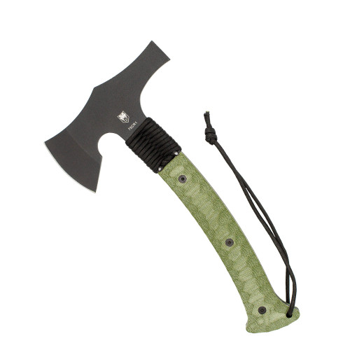 CobraTec Knives OD Green Tomahawk with Kydex Sheath
