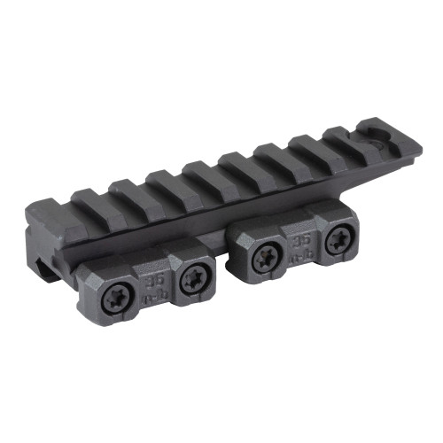 Midwest Industries MK2 Mount Fits 1913 Picatinny Rail Riser 9 Slot - Anodized Finish Black