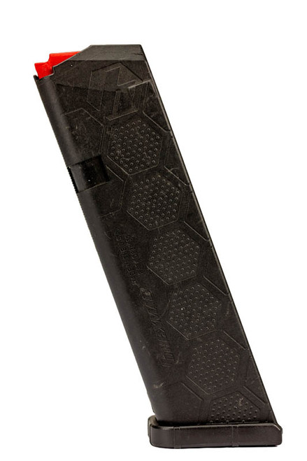 HEXMAG Carbon Fiber Glock 19 Compatible 15 Round Magazine - Black