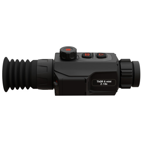 ATN ThOR 6 Mini 2-16X Thermal Rifle Scope - 256x192, Black