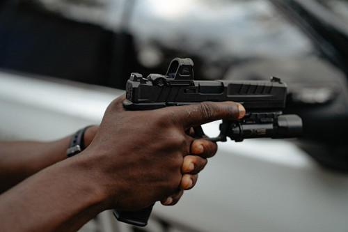 Primary Arms SLx RS-10 1x23mm Mini Reflex Sight - 3 MOA Red Dot, RMR Footprint, Black Finish