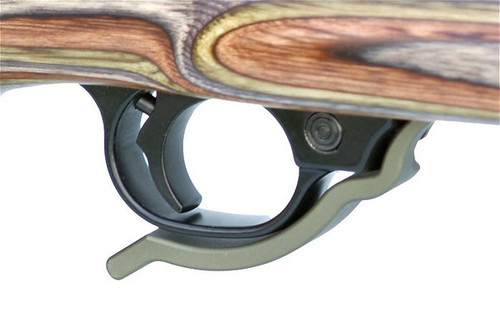 Tactical Solutions 10/22 and X-Ring Extended Magazine Release - OD Green