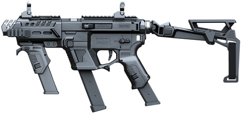 Recover Tactical PIXPMGFBR01 P-IX+ AR Platform Conversion Kit for Glock with Folding Brace - Black