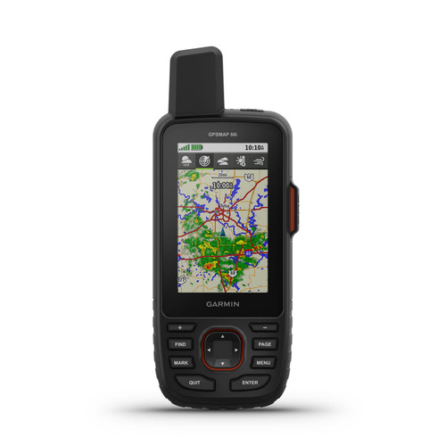 Garmin 0100208801 GPSMAP 66i Black w/TOPO US & Canada Mapping, Multi-GNSS Support, ABC Sensors Rechargeable Li-ion Wi-Fi/Bluetooth/ANT+