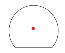 Trijicon SRO 5 MOA Red Dot Sight - LED Adjustable Reflex Sight with a Larger Viewing Window, 5 MOA Red Dot Reticle, Coyote Brown