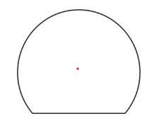 Trijicon SRO 1 MOA Red Dot Sight - LED Adjustable Reflex Sight with a Larger Viewing Window, 1 MOA Red Dot Reticle, Coyote Brown
