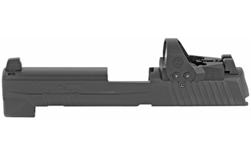 Sig Sauer RXP P226 Slide Assembly w/ ROMEO1PRO - Black, Fits Sig P226 9MM w/ 4.4" Barrel, Includes Suppressor-Height Sights Sig Sauer RXP P226 Slide Assembly w/ ROMEO1PRO - Black, Fits Sig P226 9MM w/ 4.4" Barrel, Includes Suppressor-Height Sights